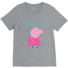 peppa pig auntie pig V-Neck Tee