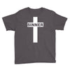 sinner christian god bible new Youth Tee