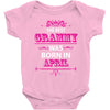 The Best Gramps Are Born In April Baby Onesie