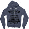 Super Cool Grandmother Of A Freaking Awesome Grandson Zipper Hoodie
