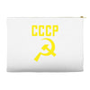 cccp hammer &amp; sickle  soviet union communist communism russia red star Accessory Pouches