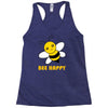 bee happy Racerback Tank
