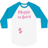Muggle On Board Pink 3/4 Sleeve Shirt