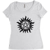 Supernatural Vintage Logo Women's Triblend Scoop T-shirt