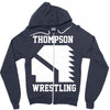 Thompson High School Wrestling (Vision Quest) Zipper Hoodie