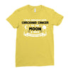 I Love Someone with Carcionid Cancer to The Moon and Back to Infinity Ladies Fitted T-Shirt