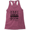 Born In December Racerback Tank