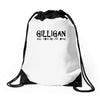 Gilligan still owes for weed Drawstring Bags