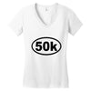 ultra 50k oval Women's V-Neck T-Shirt