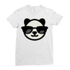 cool panda Ladies Fitted T-Shirt