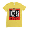 duff parody deff Ladies Fitted T-Shirt