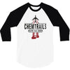jet chemtrails red &amp; grey logo 3/4 Sleeve Shirt