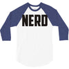 nerd (3) 3/4 Sleeve Shirt