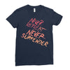 never retreat never surrender Ladies Fitted T-Shirt