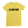 all about ghost Ladies Fitted T-Shirt
