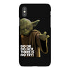 Yoda Do Or Do Not T-Shirt iPhoneX