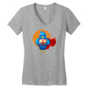 TWITTERMAN Women's V-Neck T-Shirt