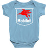 mobil oil vintage logo Baby Onesie