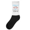 father is a son's first hero Socks