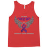my hero is now my angel pancreatic cancer awareness Tank Top