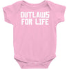 outlaws for life Baby Bodysuit
