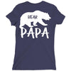 Papa Bear Ladies Fitted T-Shirt