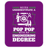 Never Underestimate A Pop Pop With An Engineer Degree Mousepad