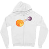 pluto hearts charon Zipper Hoodie