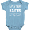master baiter funny fishing t shirt mens Baby Onesie