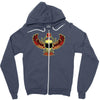 desert scarab Zipper Hoodie