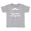 mustache u a question Toddler T-shirt