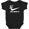 just shoot it Baby Bodysuit