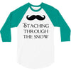 staching through the snow 3/4 Sleeve Shirt