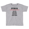 September Girl Toddler T-shirt