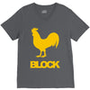 cock block V-Neck Tee