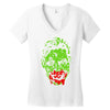ask me about my zombie disguise! Women's V-Neck T-Shirt