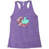 japanese pastel kawaii anime meme surf beach wave Racerback Tank