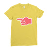look late Ladies Fitted T-Shirt