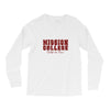 mission college maroon Long Sleeve Shirts