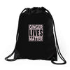 ginger lives matte Drawstring Bags