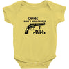 guns don't kill people, i kill people t shirt Baby Onesie