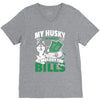 my husky is in charge! V-Neck Tee
