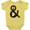 peace and love tshirt party heart tee no war stoner hippie sign ladies Baby Onesie