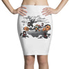 oblivious ninja trick or treat Pencil Skirts