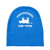 pro cow tipper tipping funny Baby Beanies