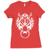 fenrir wolf motif Ladies Fitted T-Shirt