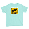 as seen on cctv chav rude,funny,cool,modern,fun Youth Tee