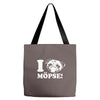 i love m&ouml;pse funny Tote Bags