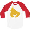 king gorilla 3/4 Sleeve Shirt