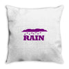 rain Throw Pillow